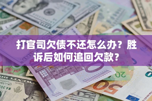 武汉打官司欠债不还怎么办？胜诉后如何追回欠款？