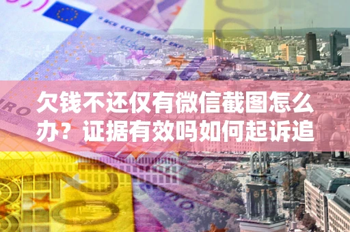 武汉欠钱不还仅有微信截图怎么办？证据有效吗如何起诉追回欠款？