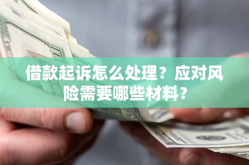 武汉借款起诉怎么处理？应对风险需要哪些材料？