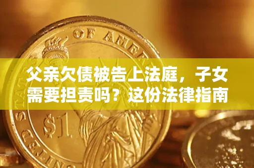 武汉父亲欠债被告上法庭，子女需要担责吗？这份法律指南必须看完