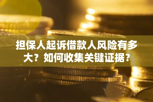武汉担保人起诉借款人风险有多大？如何收集关键证据？