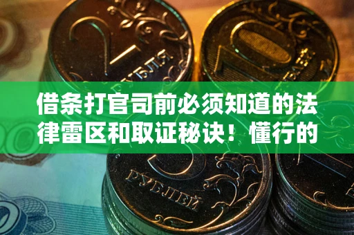 武汉借条打官司前必须知道的法律雷区和取证秘诀！懂行的人已经留好这些证据